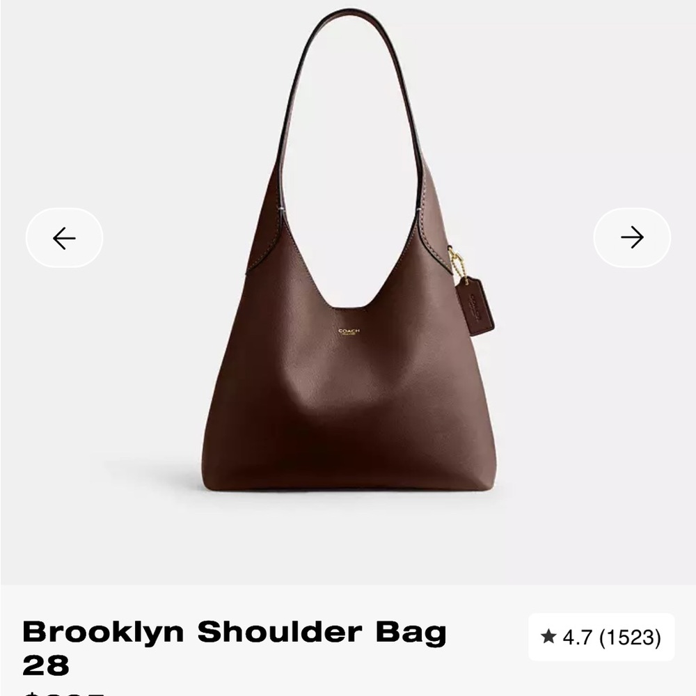 Coach Brooklyn Shoulder Bag WITH cherries.